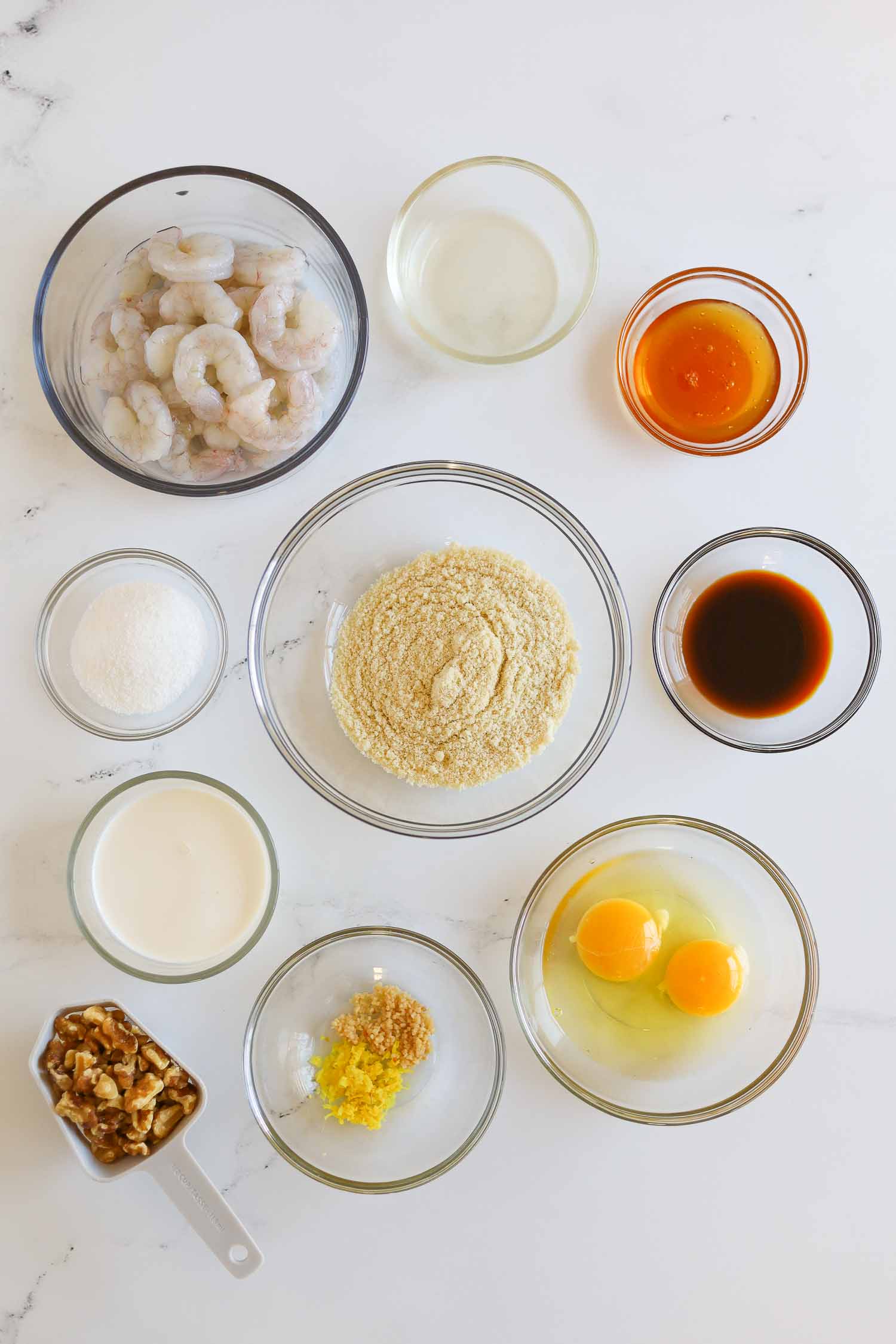 ingredients needed to make panda express honey walnut shrimp 