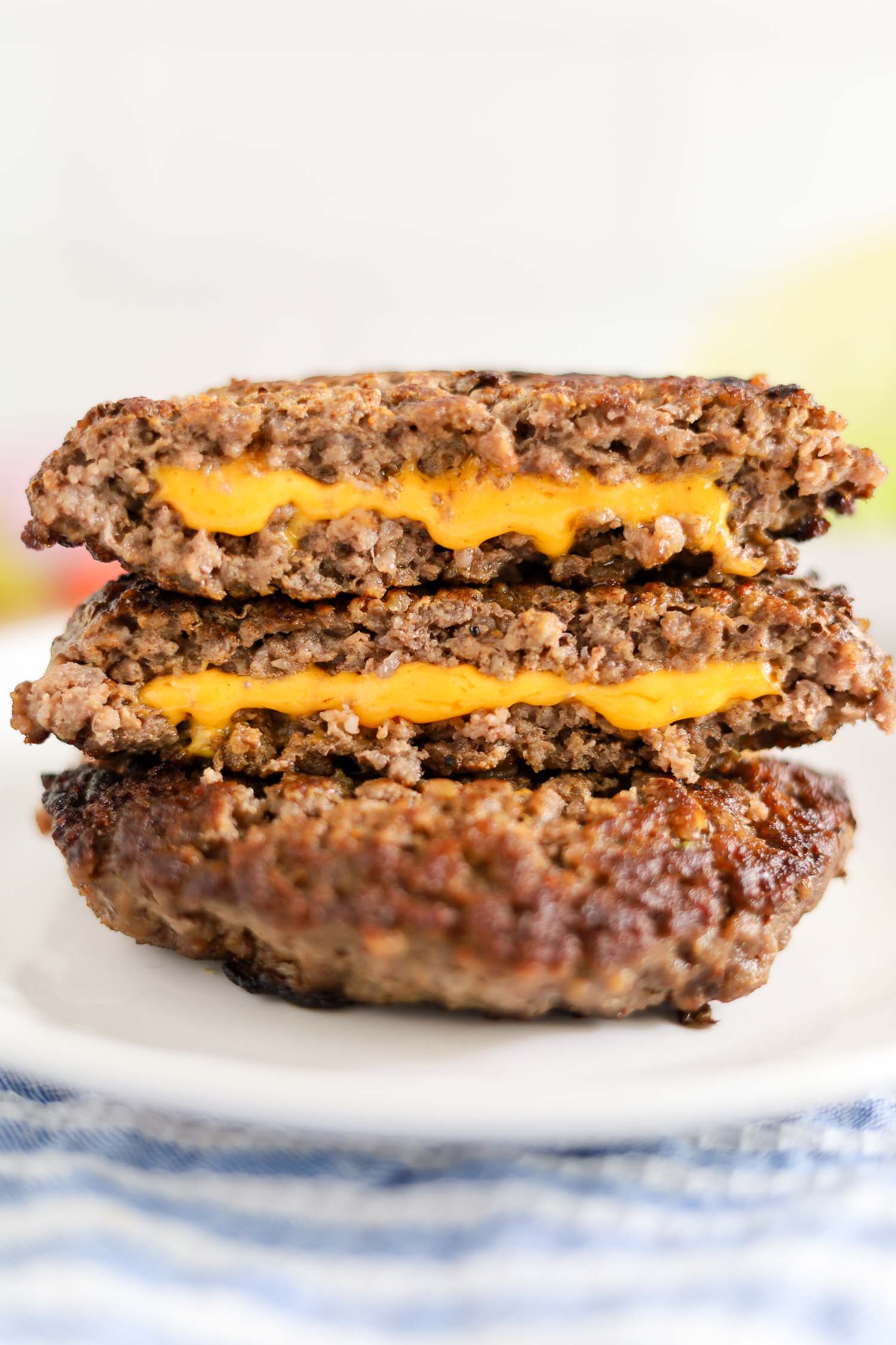 jucy lucy cheeseburger patties 