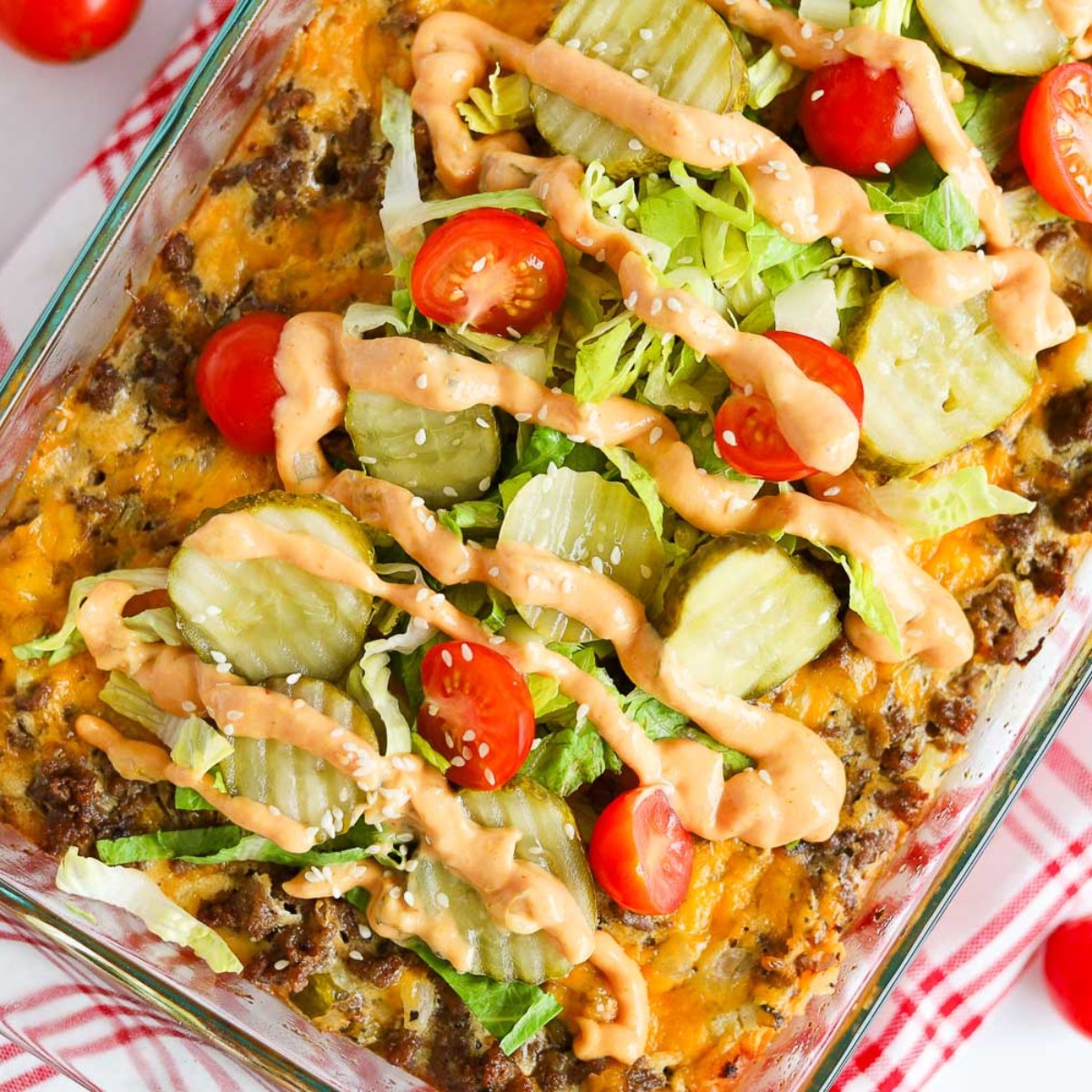 McDonald’s Big Mac Casserole (Low-Carb)