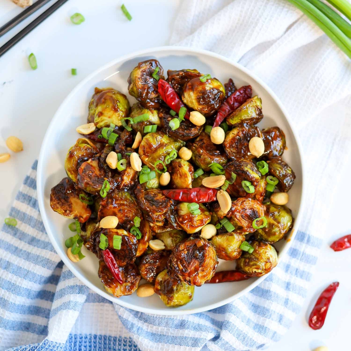 Kung Pao Brussel Sprouts