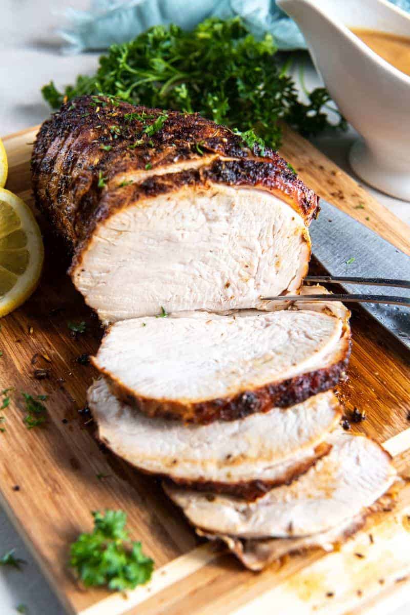 air fryer turkey breast from Everyday Family Cooking