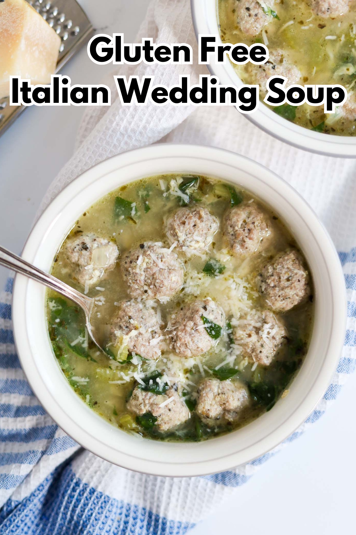 Gluten Free Italian Wedding Soup pin