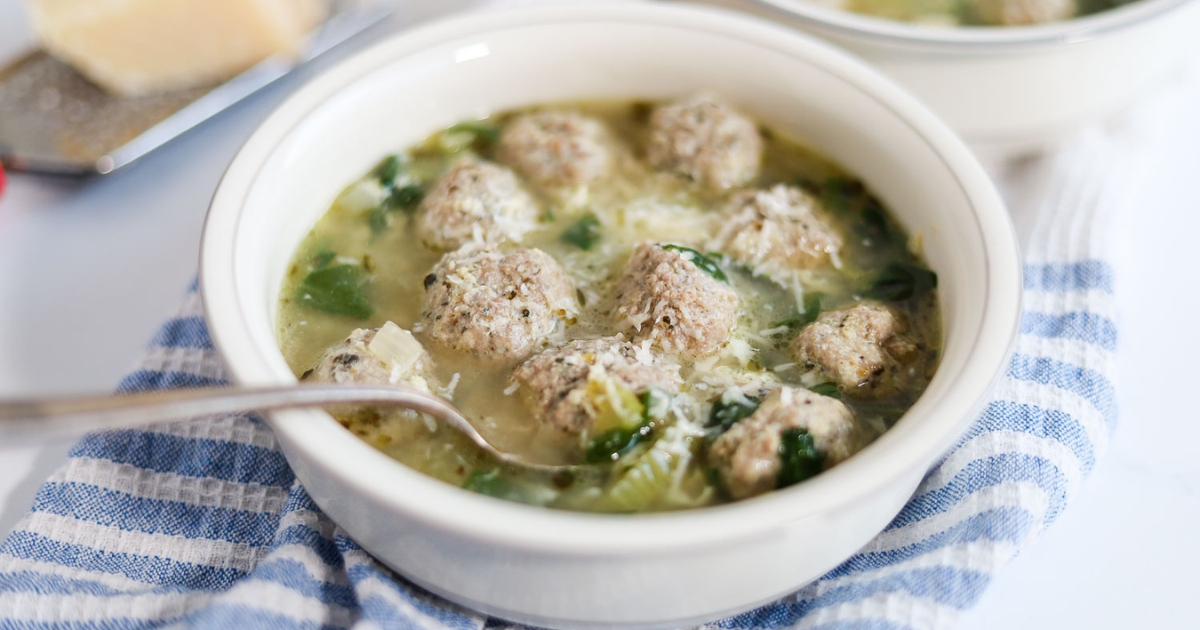 Gluten Free Italian Wedding Soup