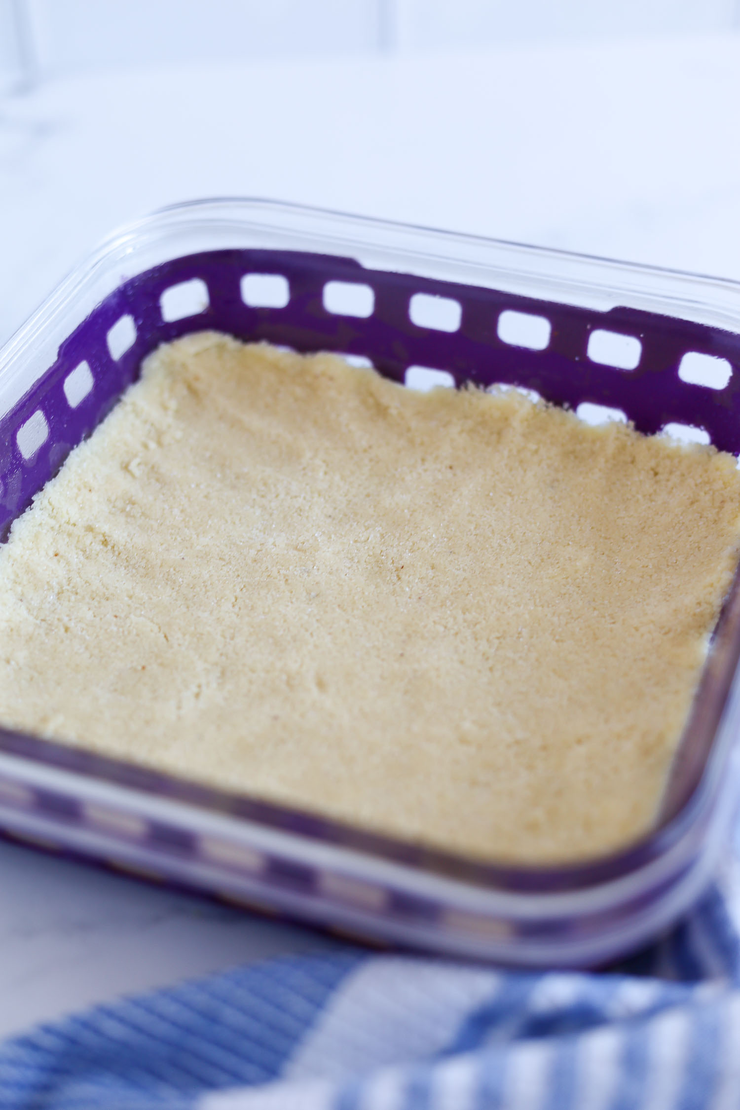 baked keto shortbread crust